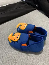 Zapatos de Casa de tela de algodón para niños, zapatillas bonitas de dinosaurios, Calcetines antideslizantes para interiores, cálidas, Otoño e Invierno