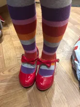 2020 nueva gran oferta zapatos de baile de cuero de princesa zapatos de fiesta de arco de color rojo sólido brillante zapatos de moda de tacón alto para niños