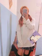 Camiseta con estampado gótico de dibujos animados para mujer, ropa con estampado de Horror, Punk, japonés, Harajuku Street