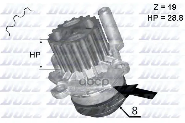 Насос Водяной Dolz A224 Dolz арт. A224