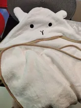 Toalla de baño para bebé, poncho superabsorbente, toalla con capucha bordada de dibujos animados para recién nacido, bata de baño de secado rápido para playa y Spa