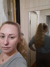 WERD-pelucas sintéticas de cola de caballo larga ondulada para cabello negro, extensiones de cabello con Clip, ombré color marrón, cola de poni, Rubio