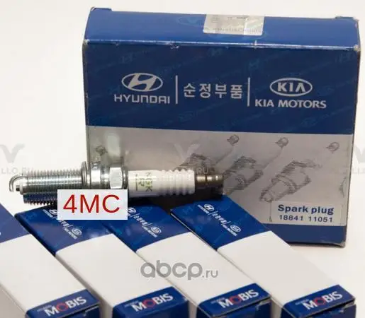 1884111051 Hyundai СВЕЧА ЗАЖИГАНИЯ(НИКЕЛЕВАЯ) / PLUG ASSY-SPARK