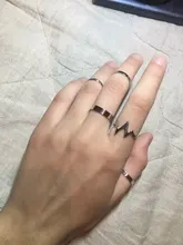 Anillo de boda con ondas y relámpago para mujer, conjunto de anillos de oro, joyería a la moda, venta al por mayor