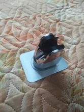 Soporte de cabezal de ducha ajustable, autoadhesivo, de mano, sin taladro, sin perforación, cromado, soporte de montaje en pared
