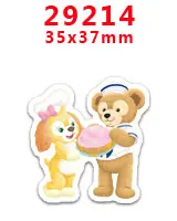 30 шт мультяшный персонаж плоское украшение из смолы PR 27571 - Цвет: 29214