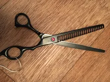 Fenice-Tijeras de acero inoxidable para adelgazamiento de mascotas, 7,0 pulgadas, 7,5 pulgadas, 75%