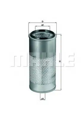 Воздушный фильтр MAHLE KNECHT LX952