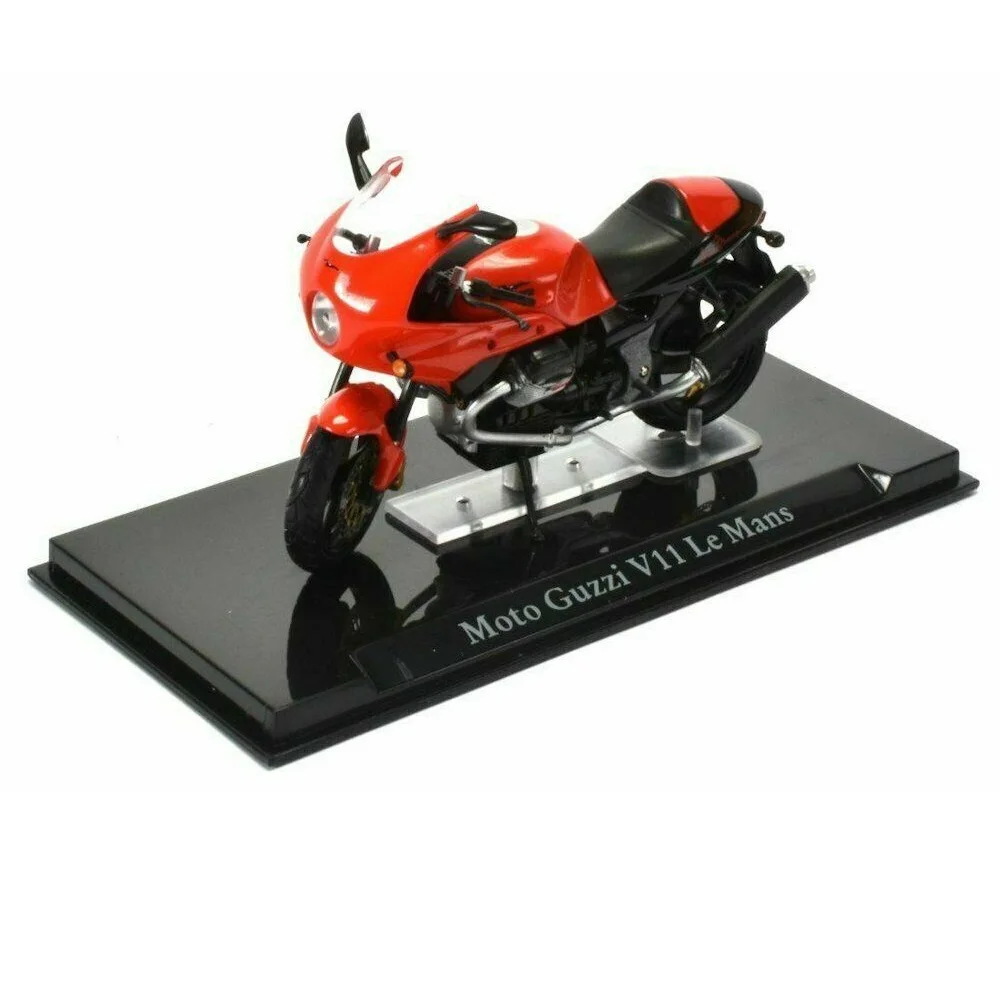 Edizione Atlas, Moto Guzzi V11 Le Mans Moto Rcycle, Scala 1:24, Miniatura Pressofusa Da Collezione, Collezione Superbike, Nuova Nella Sua Confezione O
