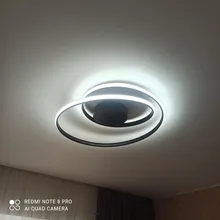 Modern Chandeliers Lamp Deco Surface-Mounted-Lights Bedroom Living-Room Black-Color 