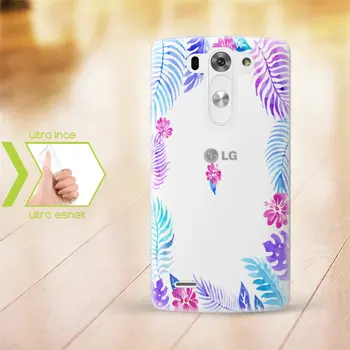 

Personalized LG G3 Slim Clear Silicone Phone Cover (Flower Temalı-8)