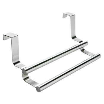 

Stand Double kitchen cloths for door wardrobe Wenko made of steel