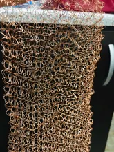 1-20 Meters 100mm Width Corrugated Copper Mesh For Distillation Reflux Moonshine Brewing