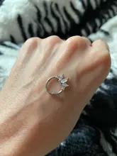 Genuino Plata de Ley 925 de plata brillante de cartílago Stud Pendientes para mujer chica Pendientes Piercing hueso del oído hebilla bien joyería