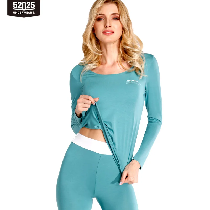 5 Women Thermal Underwear Seamless Soft Comfortable Modal Thin Long Johns Elegant Athletic Light Women Underwear Thermal