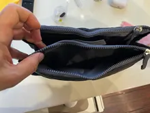 Organizador de viaje de nailon para mujer, bolso grande líneas, maquillaje, cosmético