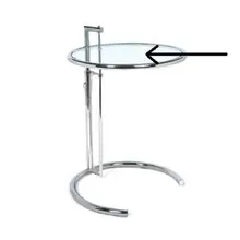 Замена стекла Эйлин серый журнальный столик Сделано в Италии-Пожалуйста, обратите внимание только на стекло