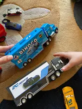 Disney Pixar-juguetes de Cars 2 y 3 para niños, Rayo McQueen, Mack, tío Black storm, jackson, camión, Daniel 1:55, juguete de modelo de coche Chico, regalo
