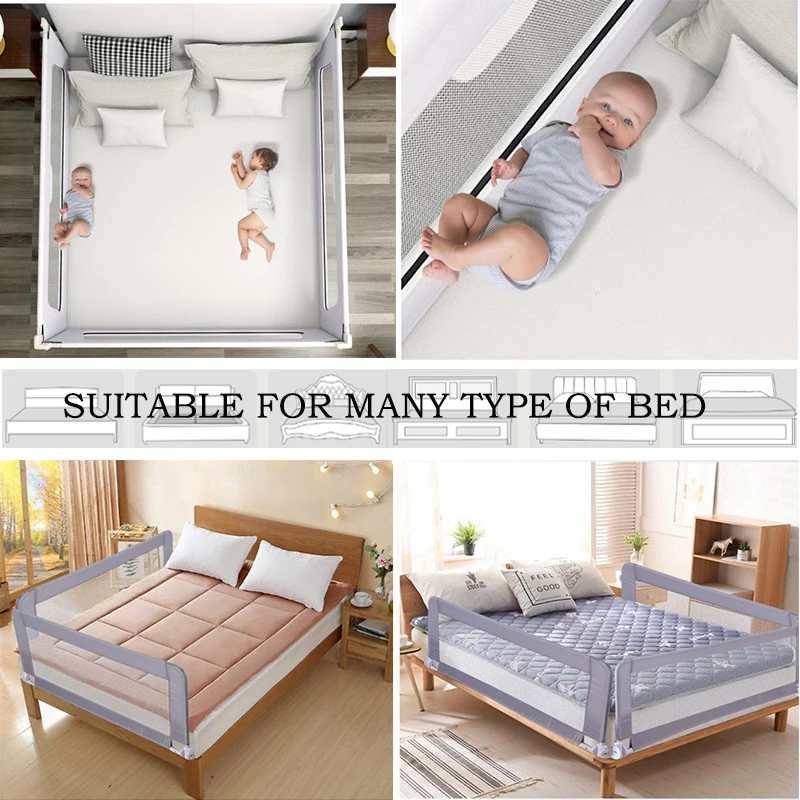 TUSUNNY baby playpen bed safety rails for babies children fences fence baby safety gate crib barrier for bed kids for newborns