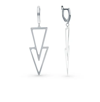 

Silver sunlight earrings sample 925