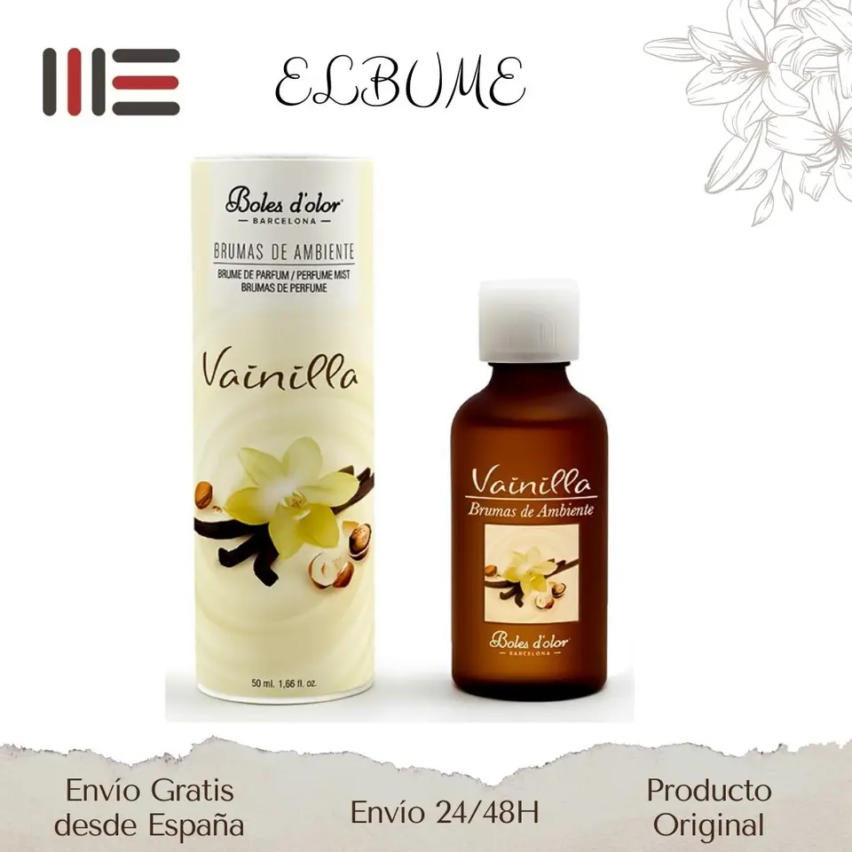 Boles d'olor Ambient Brumas Vainilla 50ml fragancia para difusores