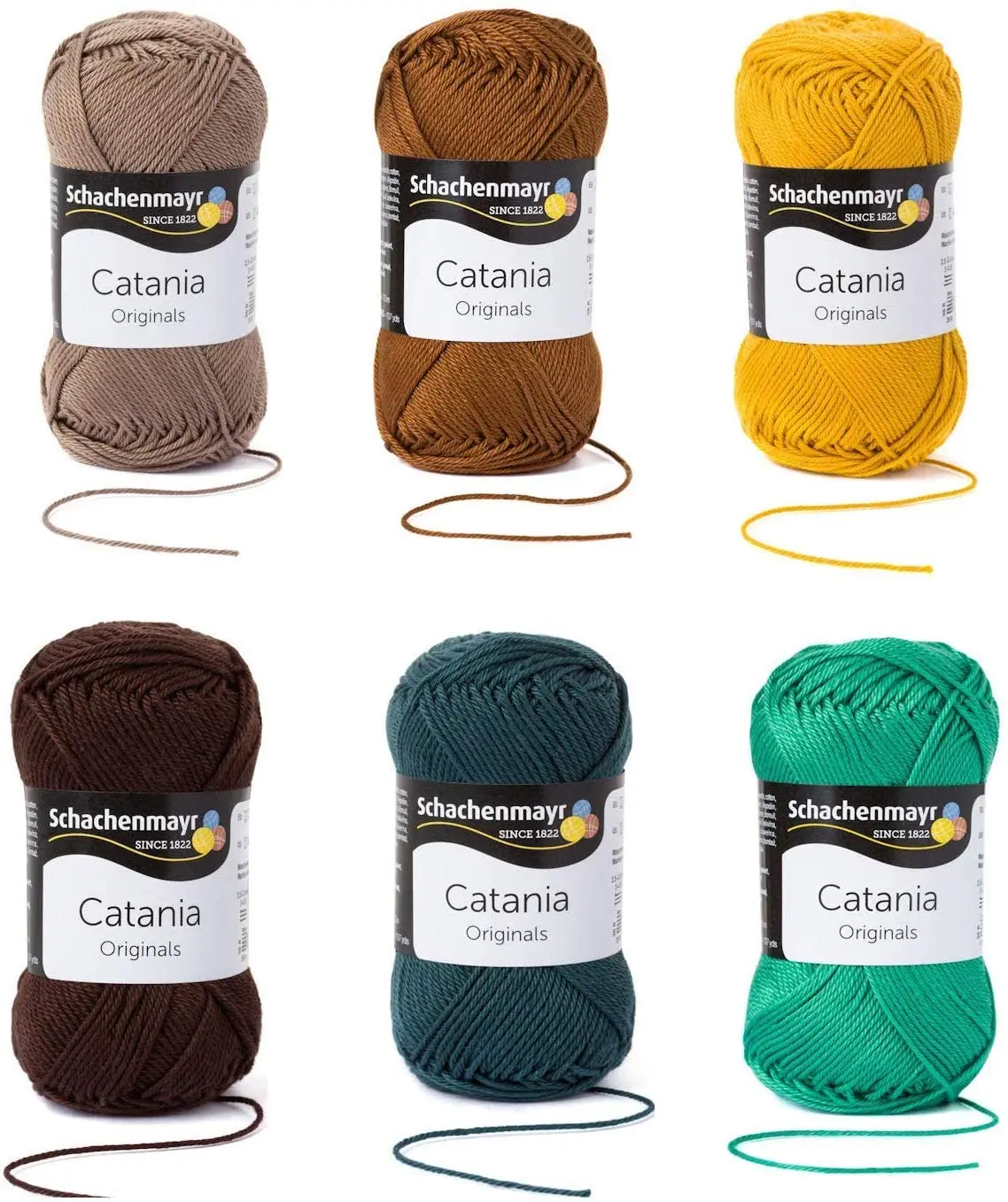 Schachenmayr Catania Originals %100 Cotton Yarn Knitting Crochet High Quality Natural Lace Thread Amigurumi Kid Craft Wool Toy