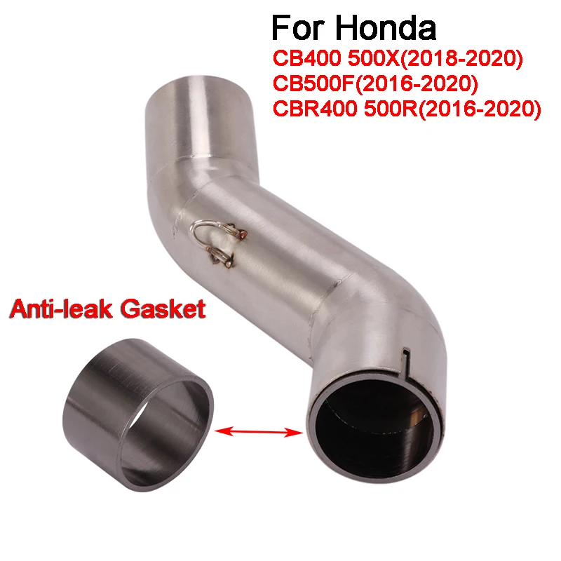 

Уплотнительная прокладка для Honda CB400 500X 2018-2020 CB500F 2016-2020 CBR400 500R 2016-2020, Соединительная труба для выхлопных газов