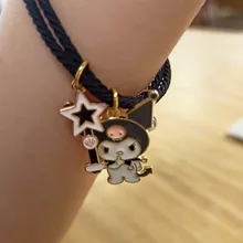 2021 romántica 2 unids/par imán pulsera de pareja para los amantes de dibujos animados Lindo juego de Braslet joyería de amistad, regalo de cumpleaños