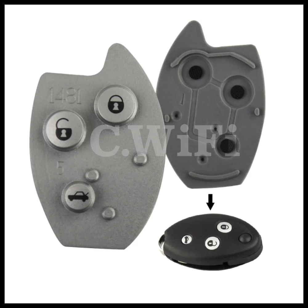 GOMA 3 BOTONES MANDO CARCASA LLAVE CITROEN C5 XSARA BOTONERA