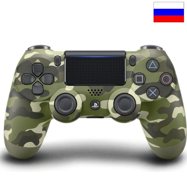 Wireless Bluetooth gamepad controller for PS4, controller suitable for iOS, Android, PS4, PC, wireless Bluetooth game controller for PC mobile phone TV box computer joystick for tablet PC TV gamepad joypad controller Green Khaki