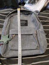 Mini mochila de pana para mujer, bolso de lona ecológico Simple, bolsas de viaje pequeñas e informales, mochila para chicas adolescentes