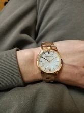 Relojes de pulsera clásicos de acero inoxidable para mujer, reloj de pulsera japonés con perlas de cuarzo, ostra, Jade, piedra, concha blanca, resistente al agua, novedad de 2021