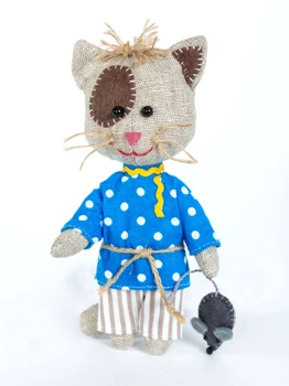 

Set for making textile doll Перловка ПЛДК-1454 "Домовитый cat" Wassily"