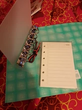 PP-cubierta de cuaderno en espiral A5 A6 A7, cubierta transparente mate para agenda, papel para estudiantes, libreta, 45 hojas