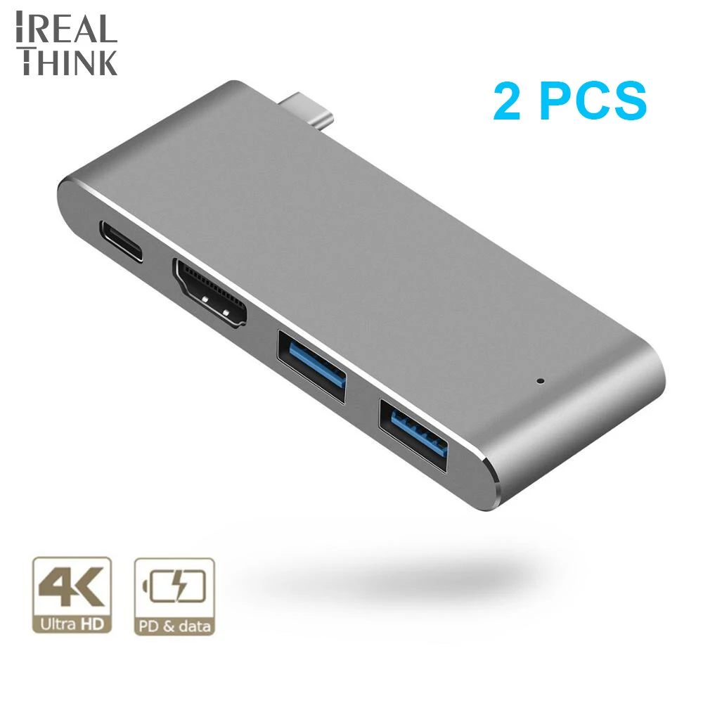 Адаптер IREALTHINK OTG usb type c hub HDMI адаптер Macbook Pro/iPad аксессуары док станция