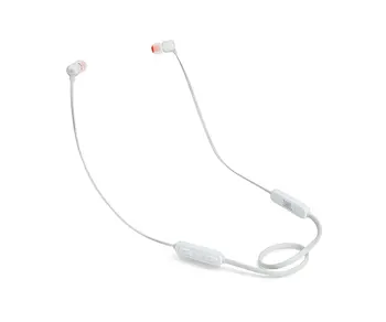 

JBL T110BT WHITE WIRELESS BLUETOOTH HEADPHONES WITH MICROPHONE INTEGRATED 6 HOUR
