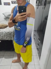 KoKossi-Manga de compresión para brazo deportivo, 2 uds., baloncesto, ciclismo, calentador de brazo, protección UV, voleibol, bandas de protección solar, Verano