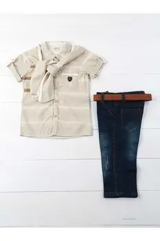 

Cream Male Child 4 PCs Set