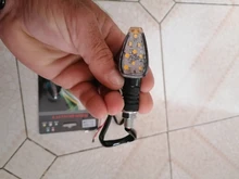 Intermitentes LED universales para motocicleta, indicador de luces intermitentes cortas, accesorios de Color ámbar, Uds.