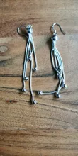 Five-Beads Earrings Jewelry NEHZY Sterling-Silver Retro Paragraph Long Fashion Lovely