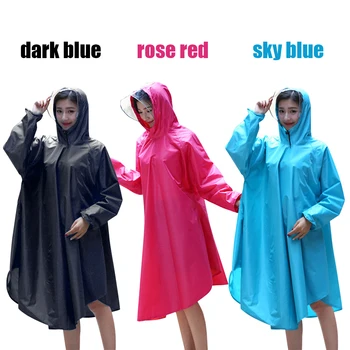 

NEW Bicycle Raincoat Night Reflective Unisex Rain Suits Poncho XXXL Windproof Hooded Bike Cape Mobility Scooter Raincoat