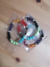 CAMDOE DANLE-pulsera de piedra de 7 Chakras, cuentas naturales, curación, Reiki, oración, Buddha, pulsera con cuentas hombres, Dijes, Pulsera de Yoga para mujer