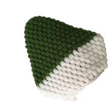 Pafuli ручной вязки ванная комната волокна зелено-белый