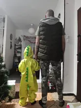 Children Raincoat Pants Jumpsuit Dinosaur Girls Baby Waterproof Kids Cartoon Hooded One-Piece