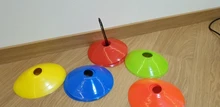 Disc-Cone-Set Plastic-Stand-Holder Game-Disc Football-Ball Soccer Training-Space Agility