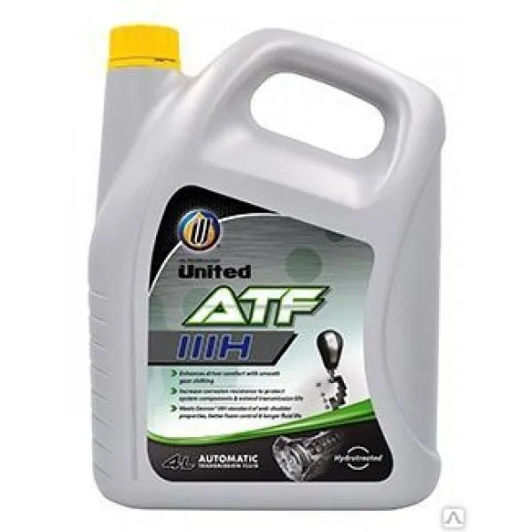 Трансмиссионное масло UNITED ATF DEXTRON IIIH RED (4л)| |