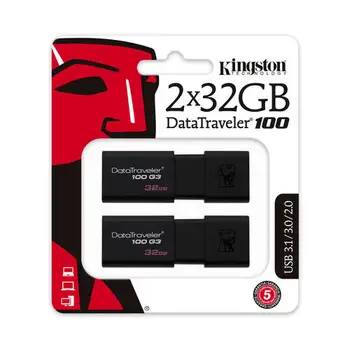 

USB memory 32GB X 2 3.0 DATATRAVELER 100 G3 KINGSTON computer Pendrive