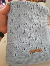 Mantas de algodón de punto para bebé, ropa de cama para recién nacido, manta para cochecito, suave, envolvente, multiusos