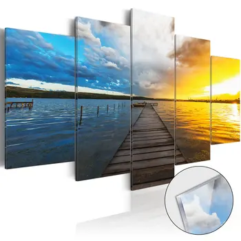 

Glass acrylic paintings-Lake of Dreams [Glass] - 200x100 cm