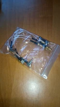 Conector de ángulo recto SMA hembra a CRC9 Cable en espiral RG316 15cm 6